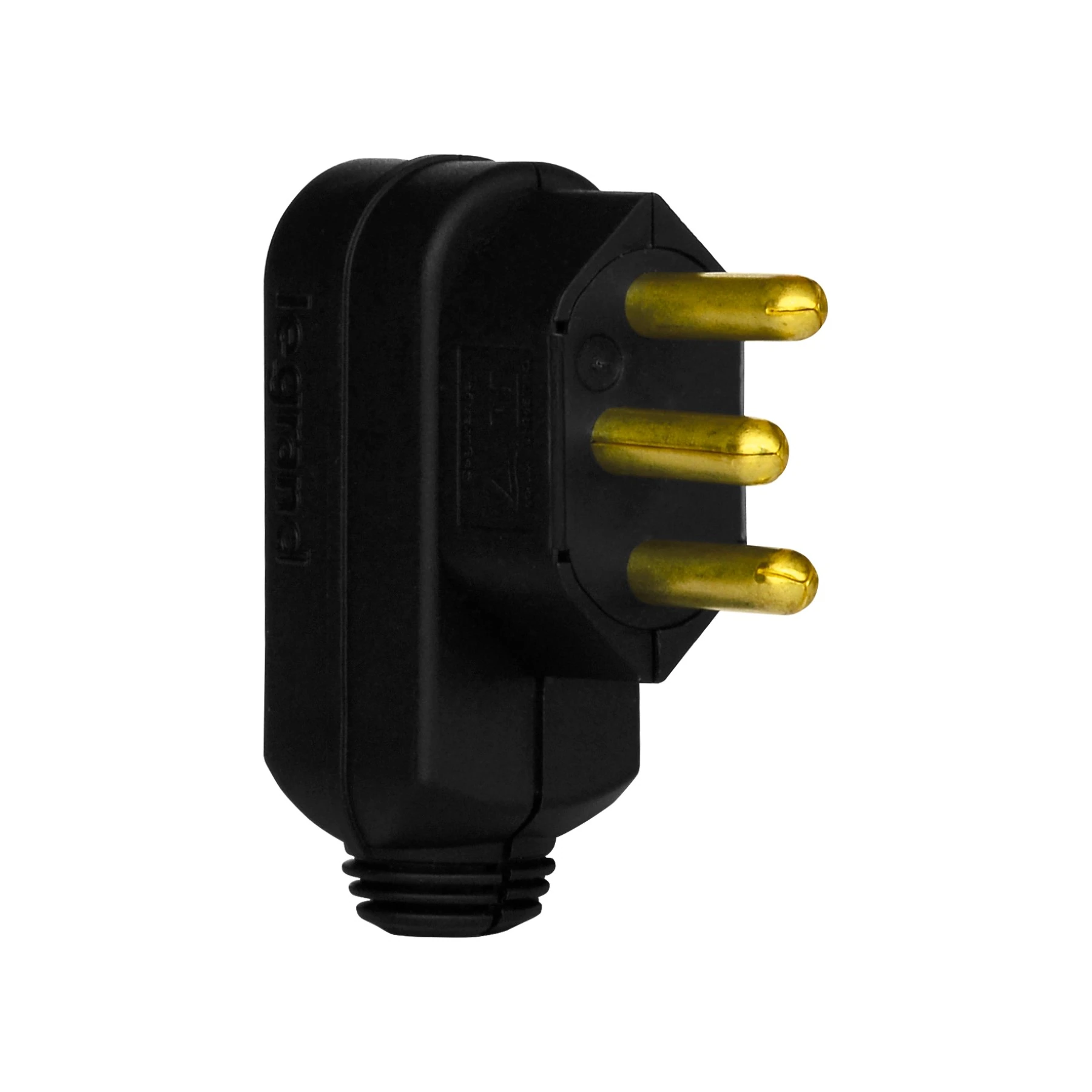 Plugue Macho 2P + Terra 20A Bivolt Preto Pial Legrand