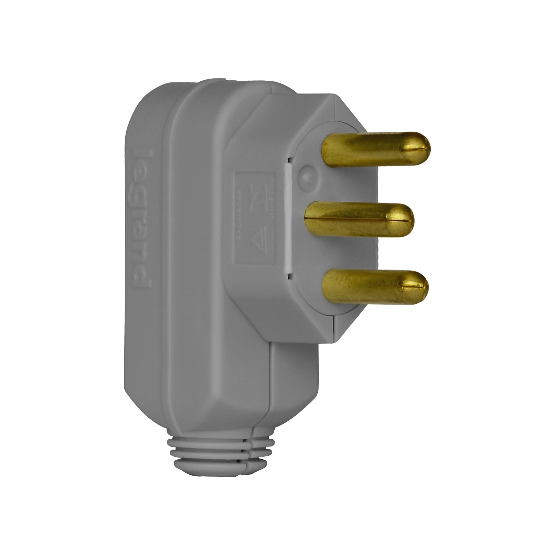 Plugue Macho 2P + Terra 20A Bivolt Cinza Pial Legrand