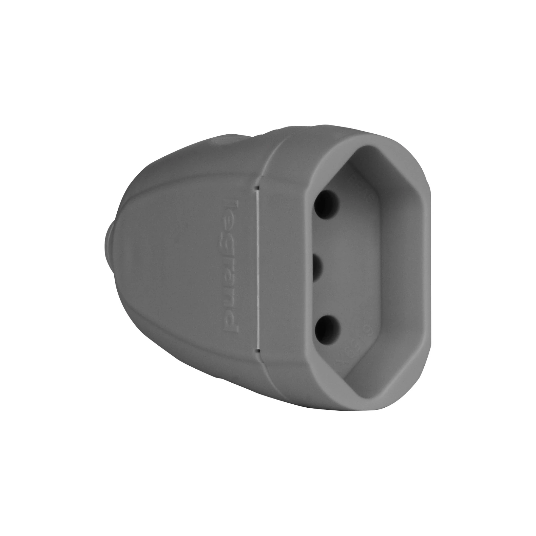 Plugue Prolongador 2P + Terra 10A Bivolt Cinza Pial Legrand