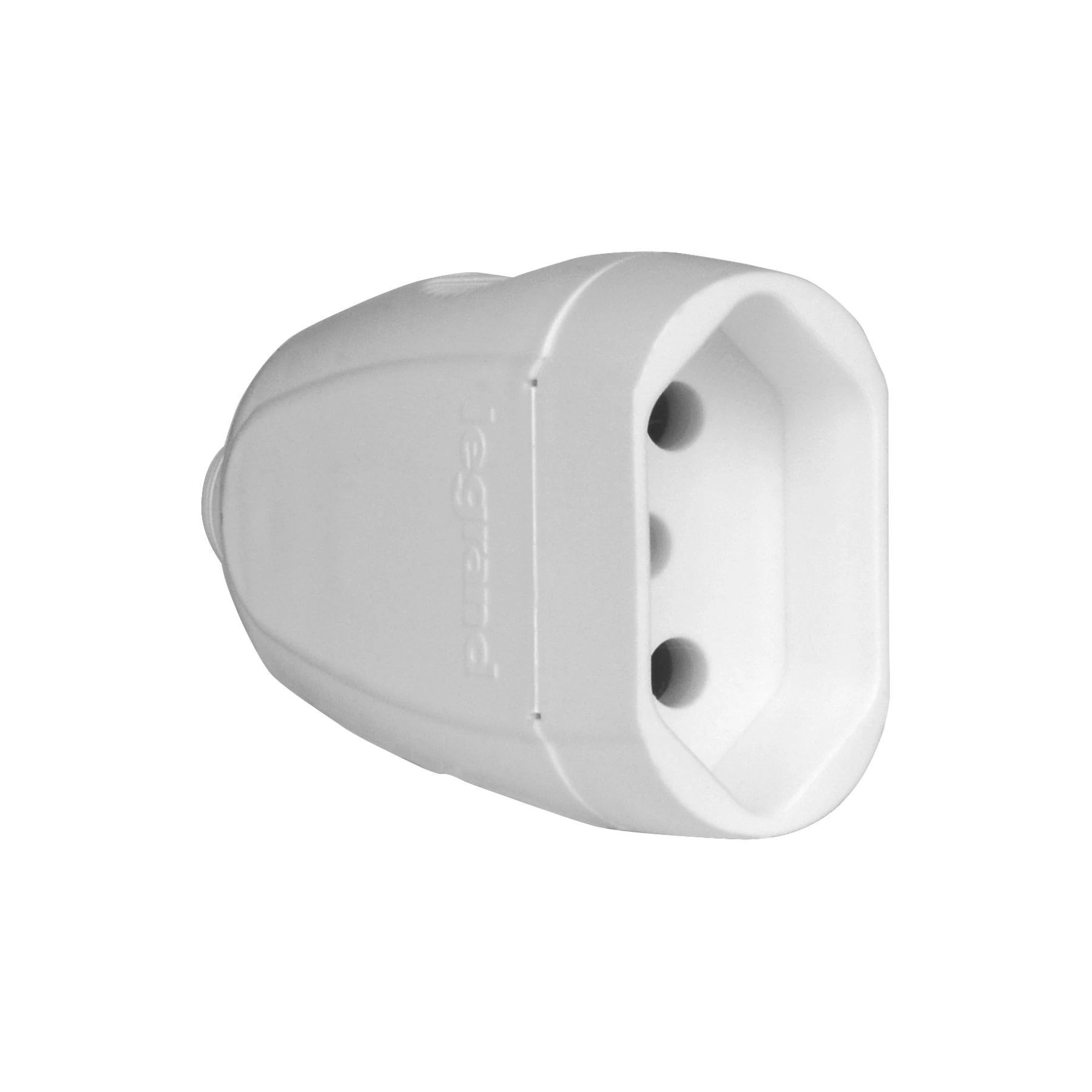 Plugue Prolongador 2P + Terra 20A Bivolt Branco Pial Legrand