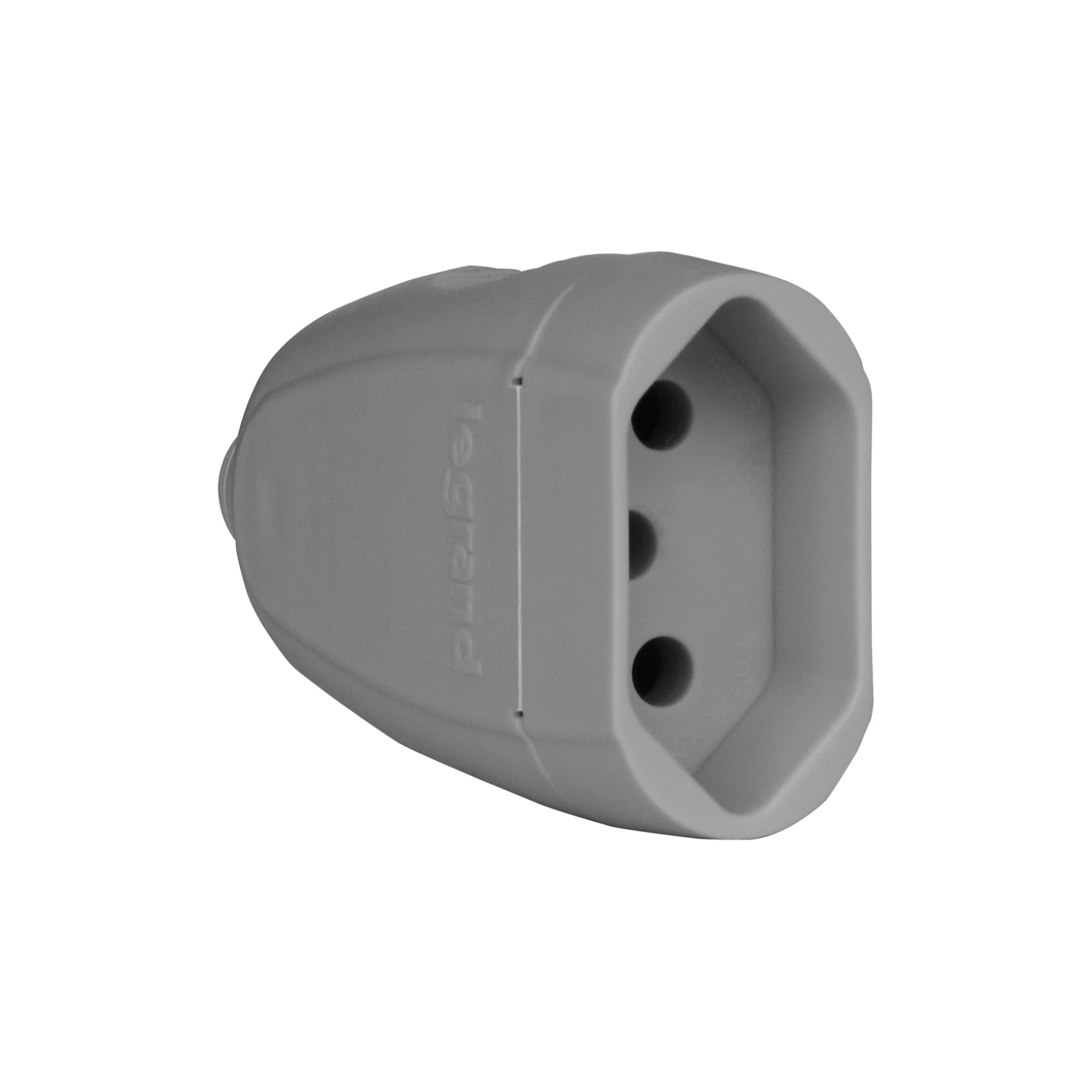 Plugue Prolongador 2P + Terra 20A Bivolt Cinza Pial Legrand