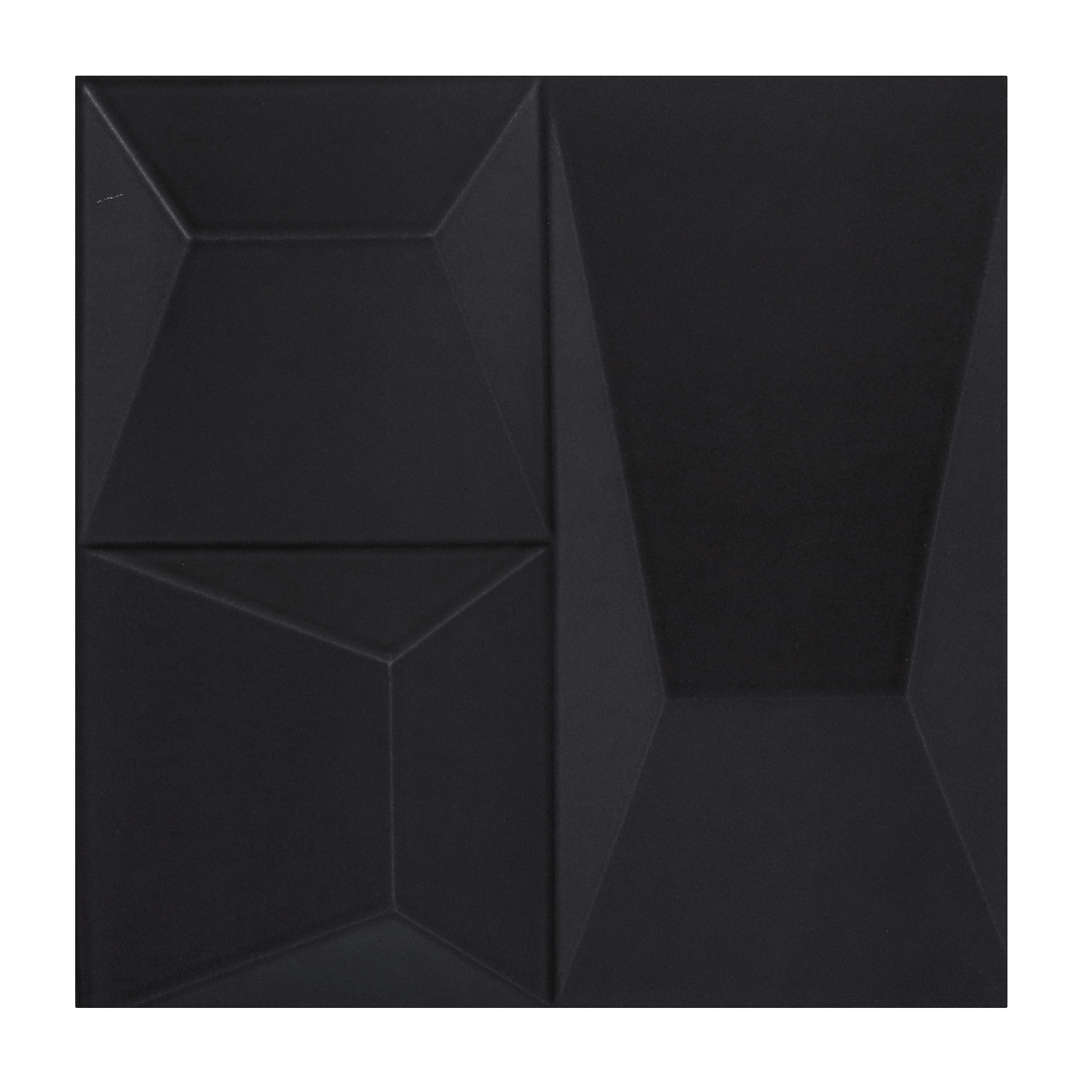 Revestimento Decorativo Space Block Preto 20x20cm Portinari