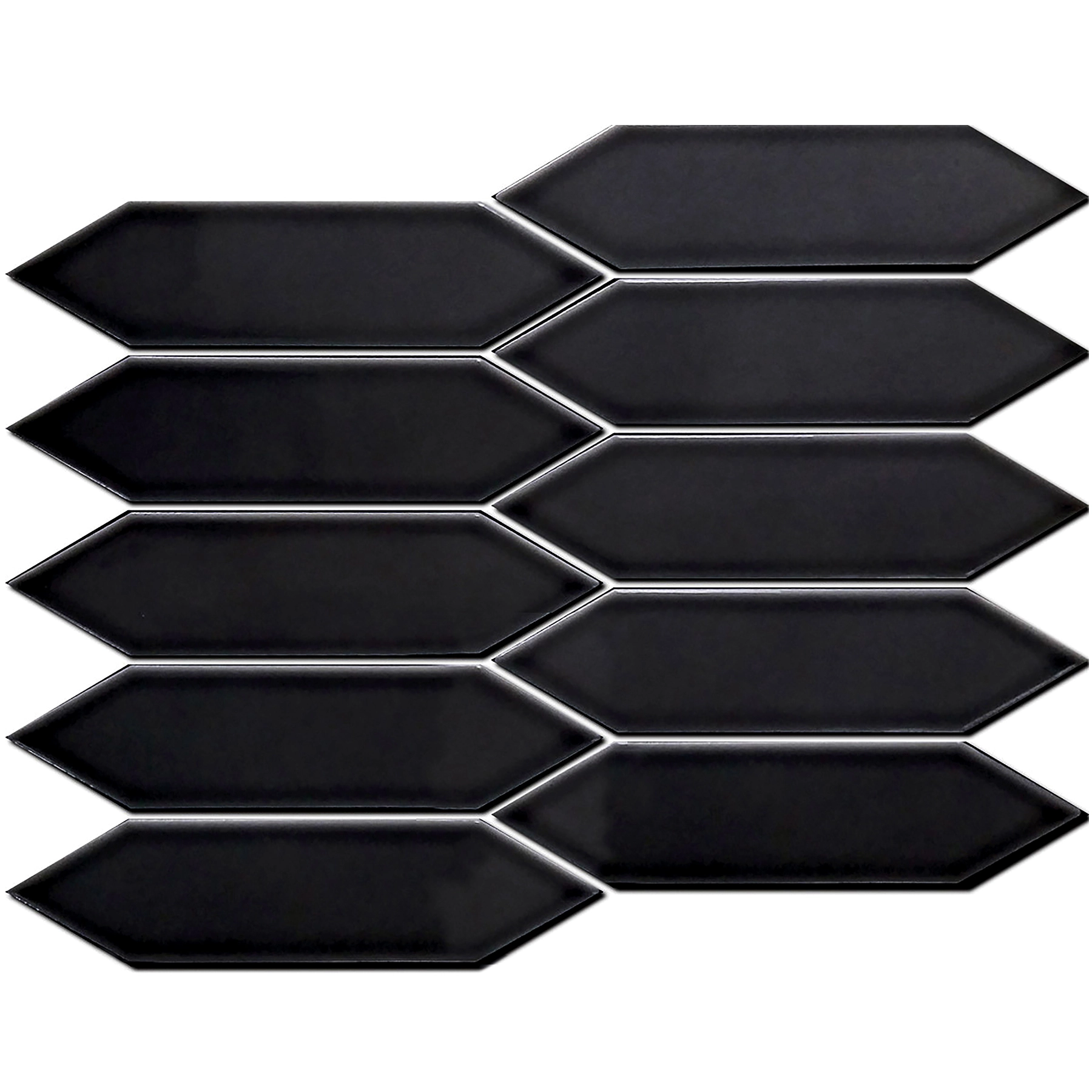 Pastilha Hexa Six Black 25,7x31,3cm Portinari