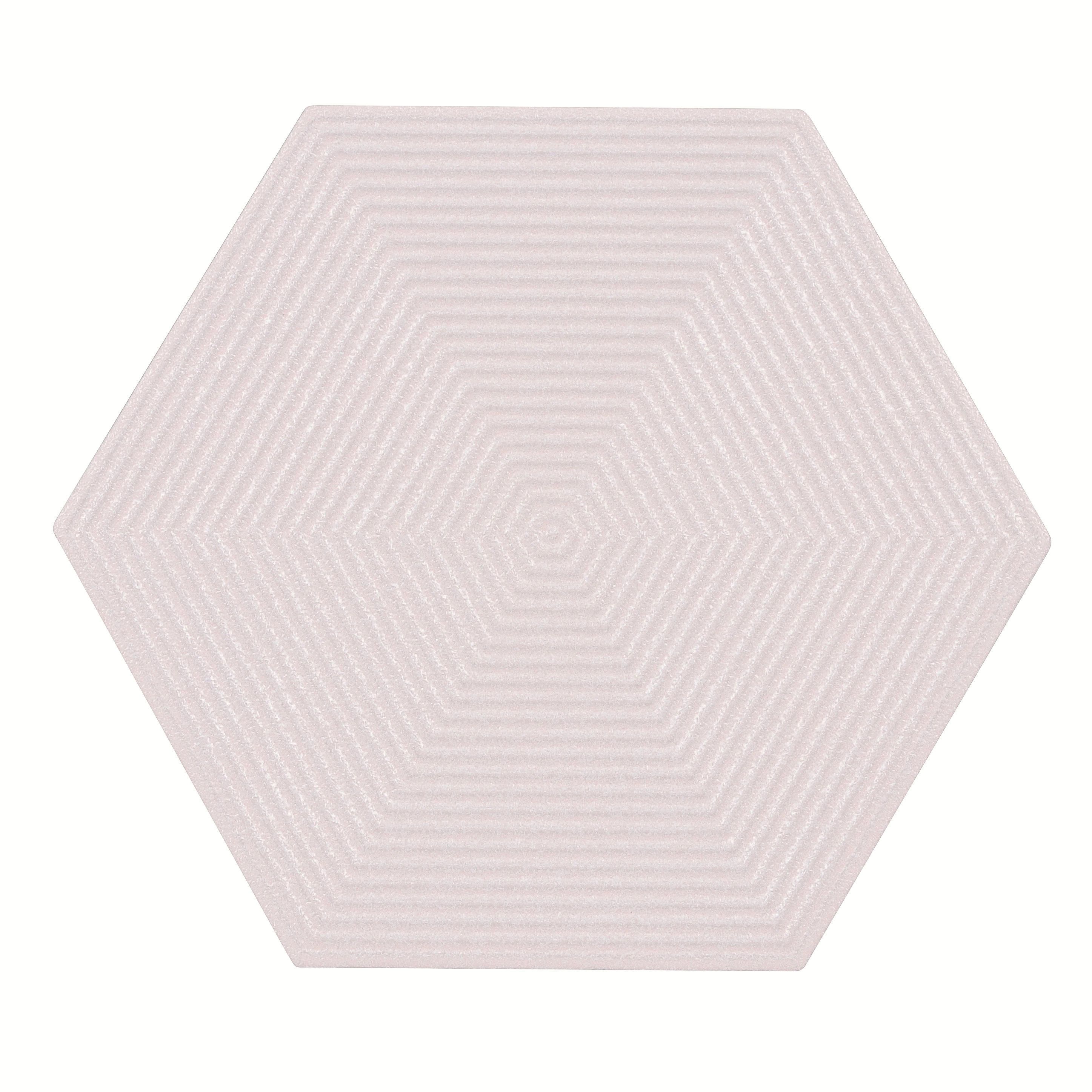 Revestimento Decorativo Love Hexa Rosa Claro 17,5x17,5cm Portinari