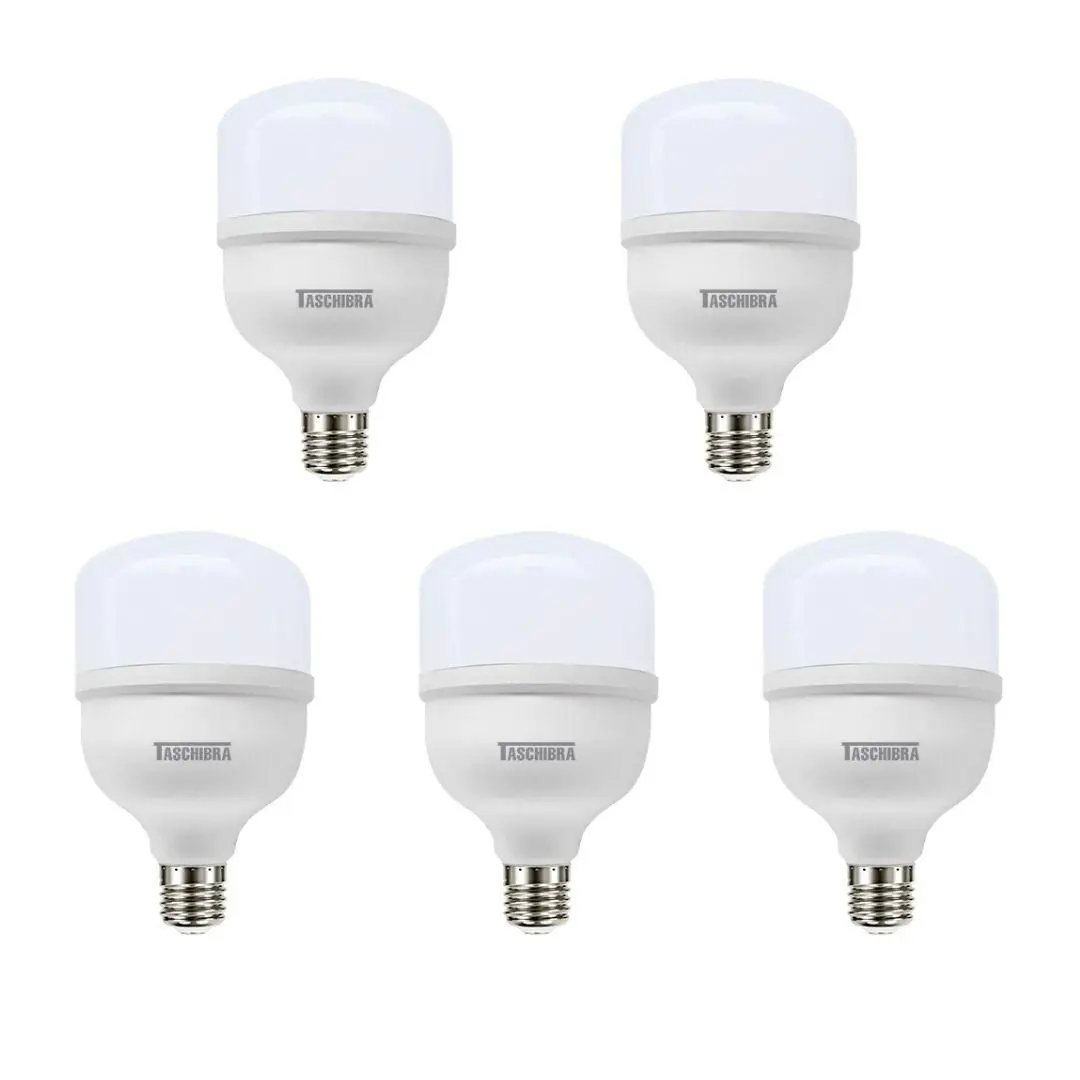 5 Lâmpadas Alta Potência Tkl 330 61w 6500k E27 Taschibra