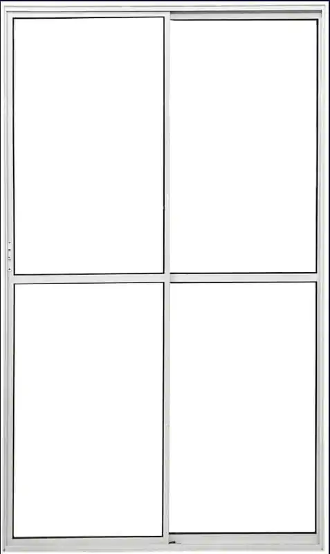 Porta Sacada 2 Folhas Com Trinco 2,10 X 1,50 Cor Branco Linha Econ