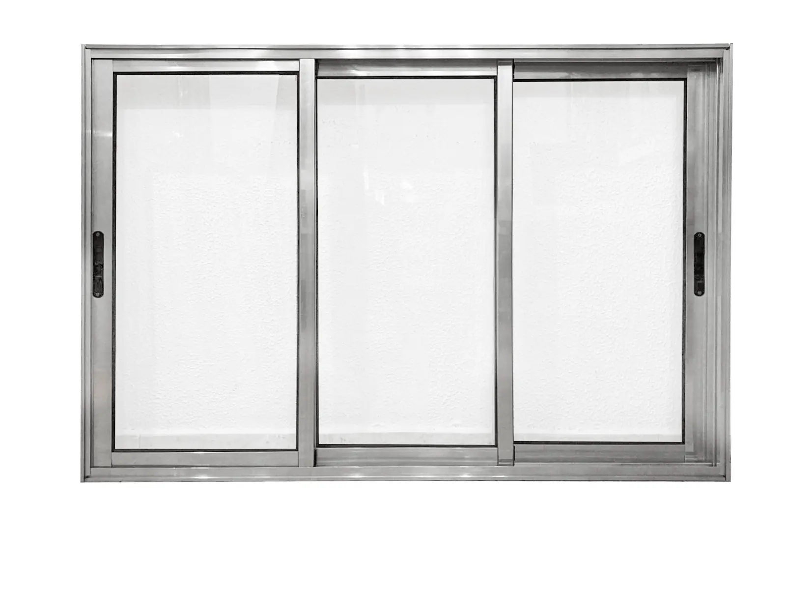 Vitro De Aluminio 3 Planos Móveis Sem Grade Linha Premium Brilhante