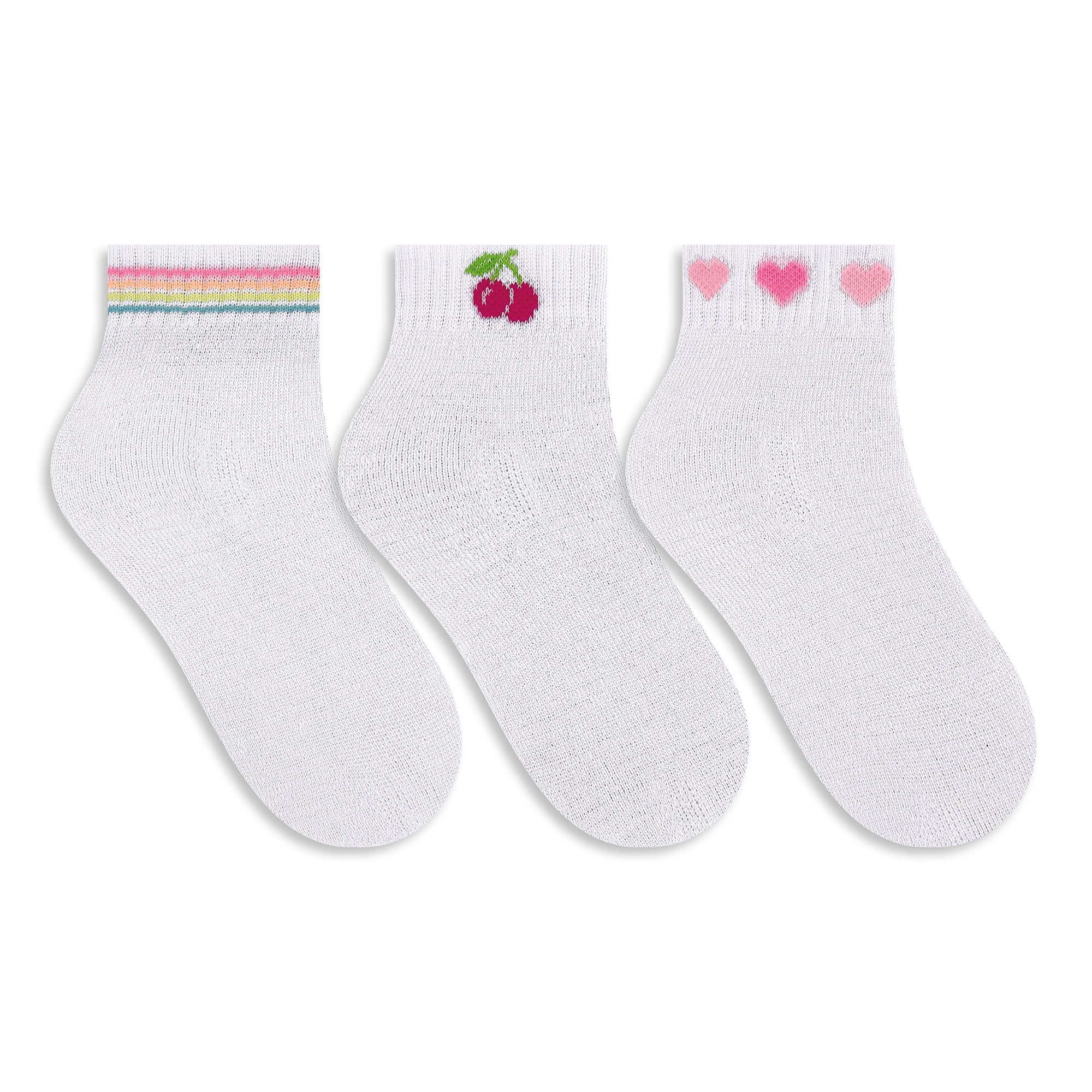 Meia Esportiva Selene Feminina Kit 3 Pares