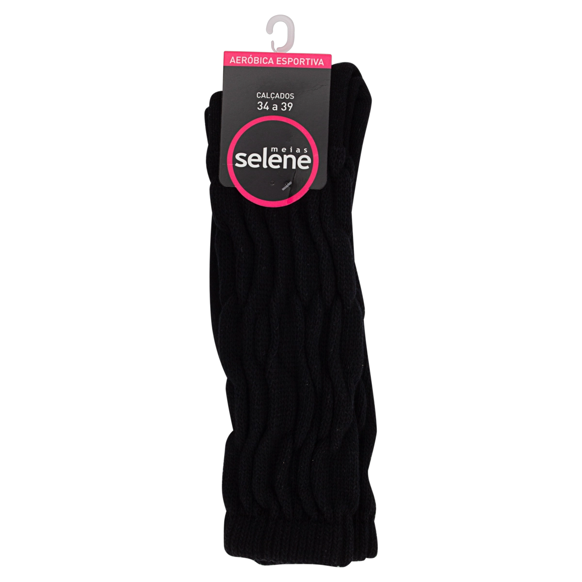 Meia Feminina Cano Longo Aeróbica Esportiva Selene N 34 39