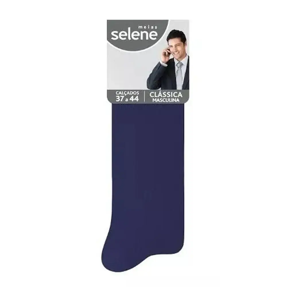 Meia Selene Masc.preta 34 A 44