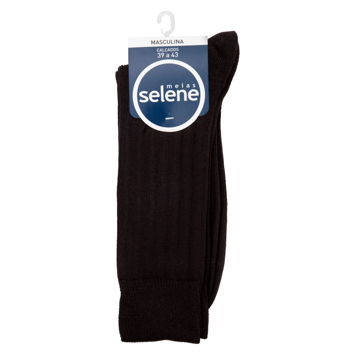 Meia Masculina Cano Longo Café Selene N 39 43