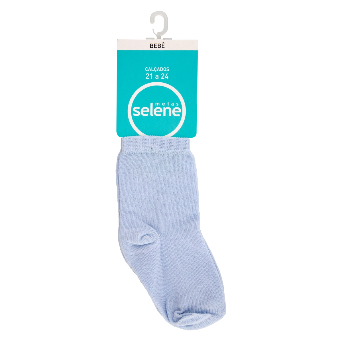 Meia De Bebê Azul Claro Selene N 21 24