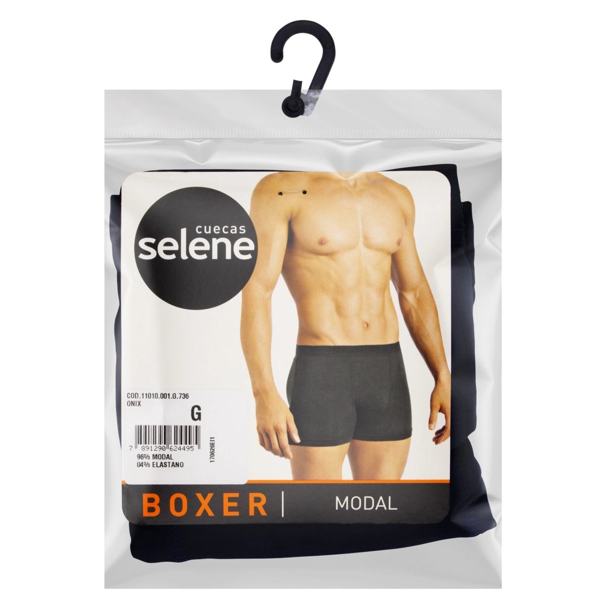 Cueca Boxer Onix Modal Selene Tamanho G