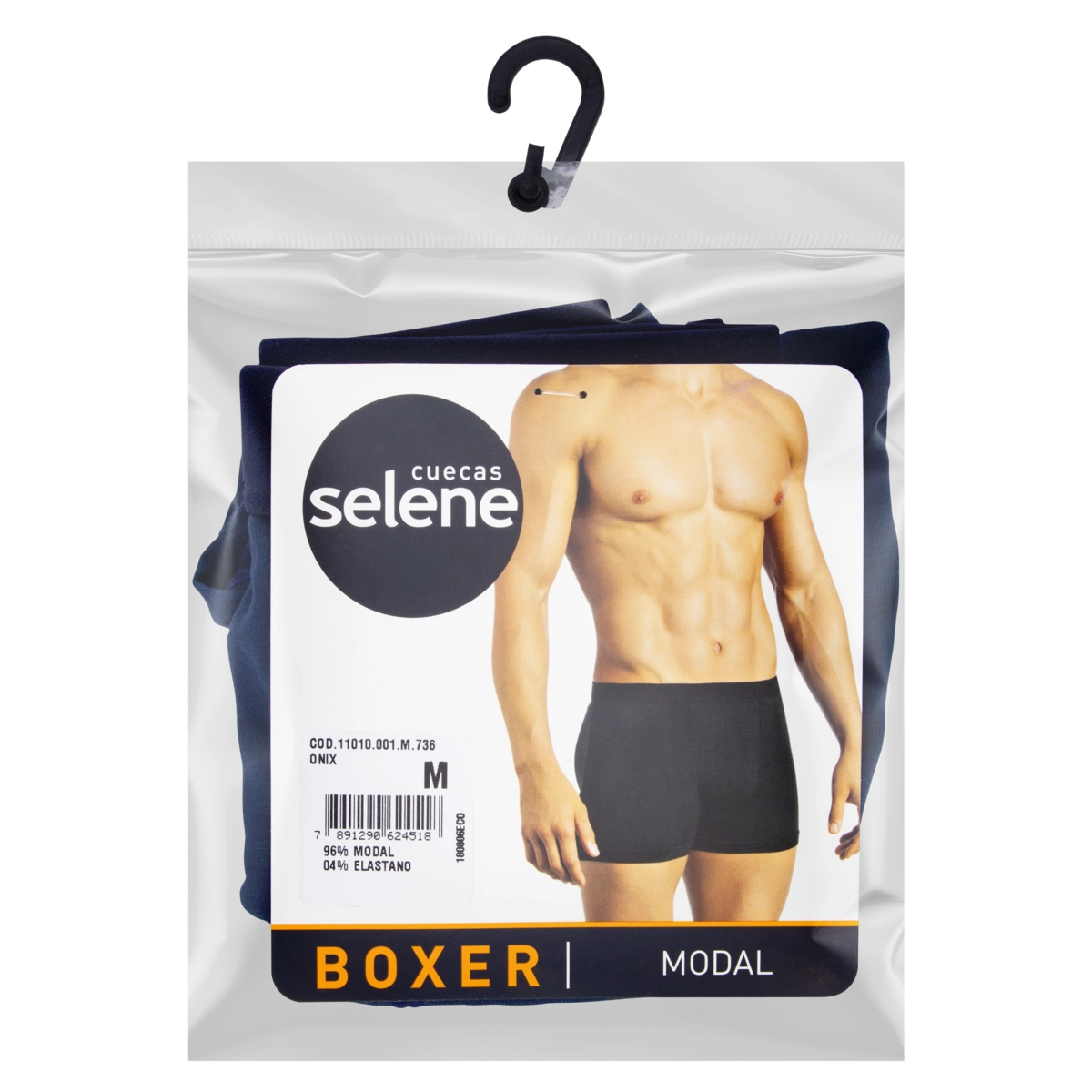 Cueca Boxer Onix Modal Selene Tamanho M