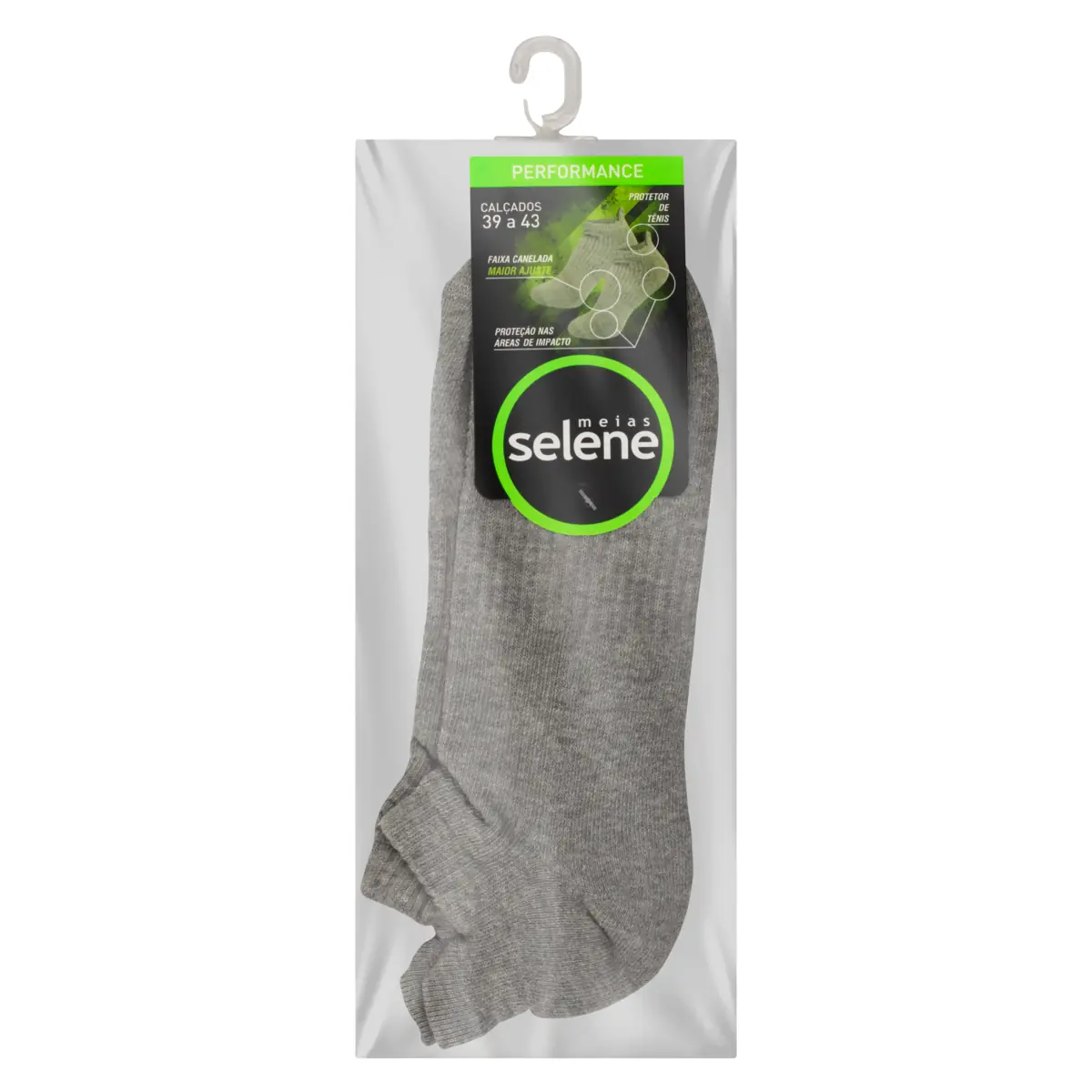 Meia Masculina Cano Curto Performance Selene N 39 43