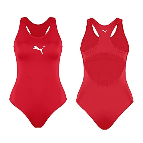 Maiô Nadador, Puma, Feminino, Vermelho, Gg