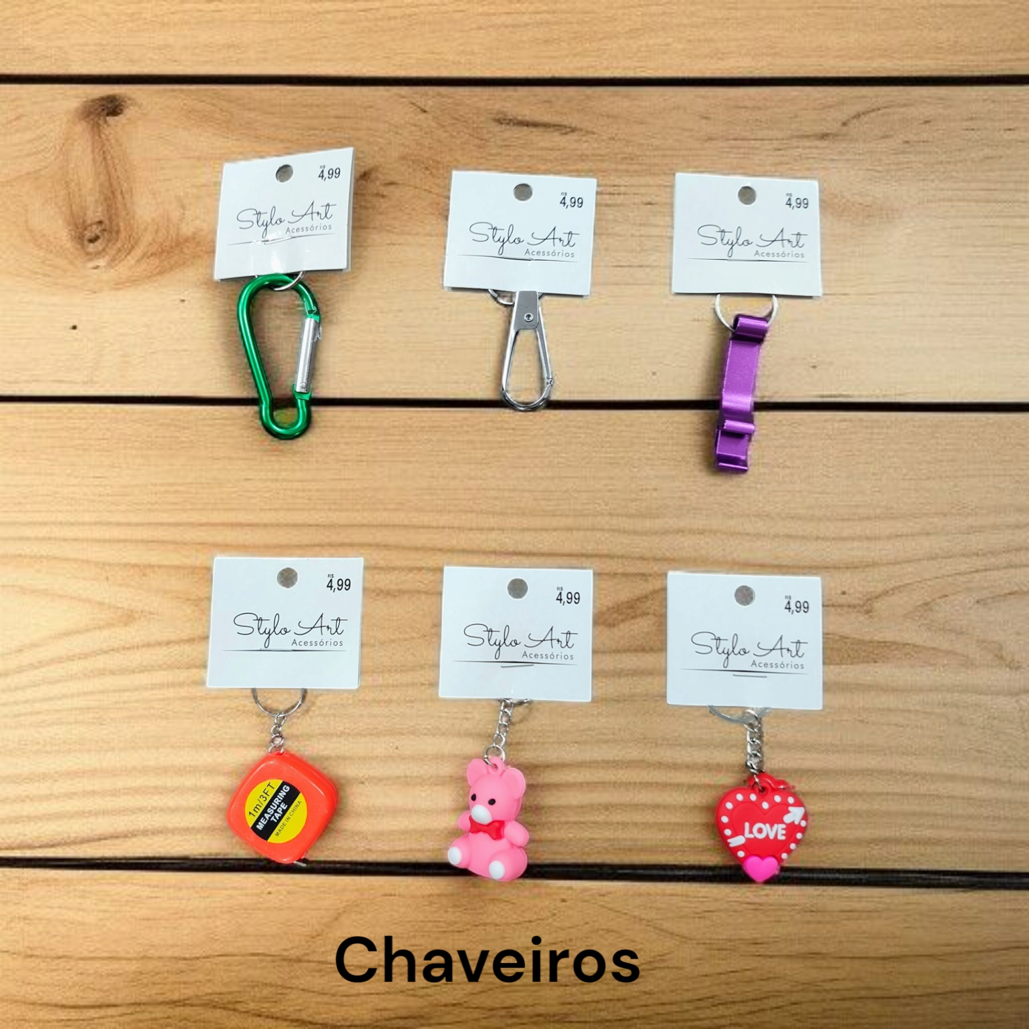 Chaveiros Diversos 3/0015 Cristine Acessorios