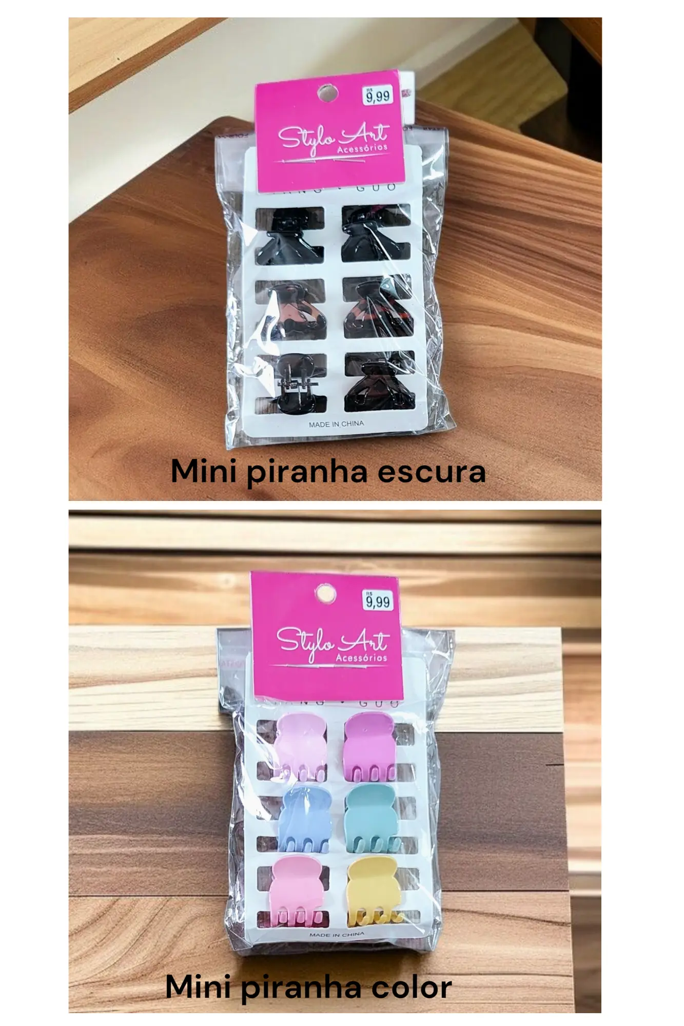 Kit Mini Piranha Diversos 4/0006 Cristine Acessorios