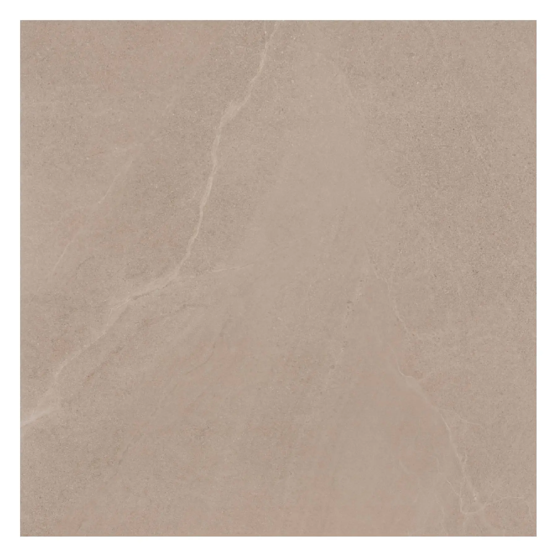 Porcelanato Cimentício Acetinado Borda Reta Interno 84x84cm Gobi Bege Eliane