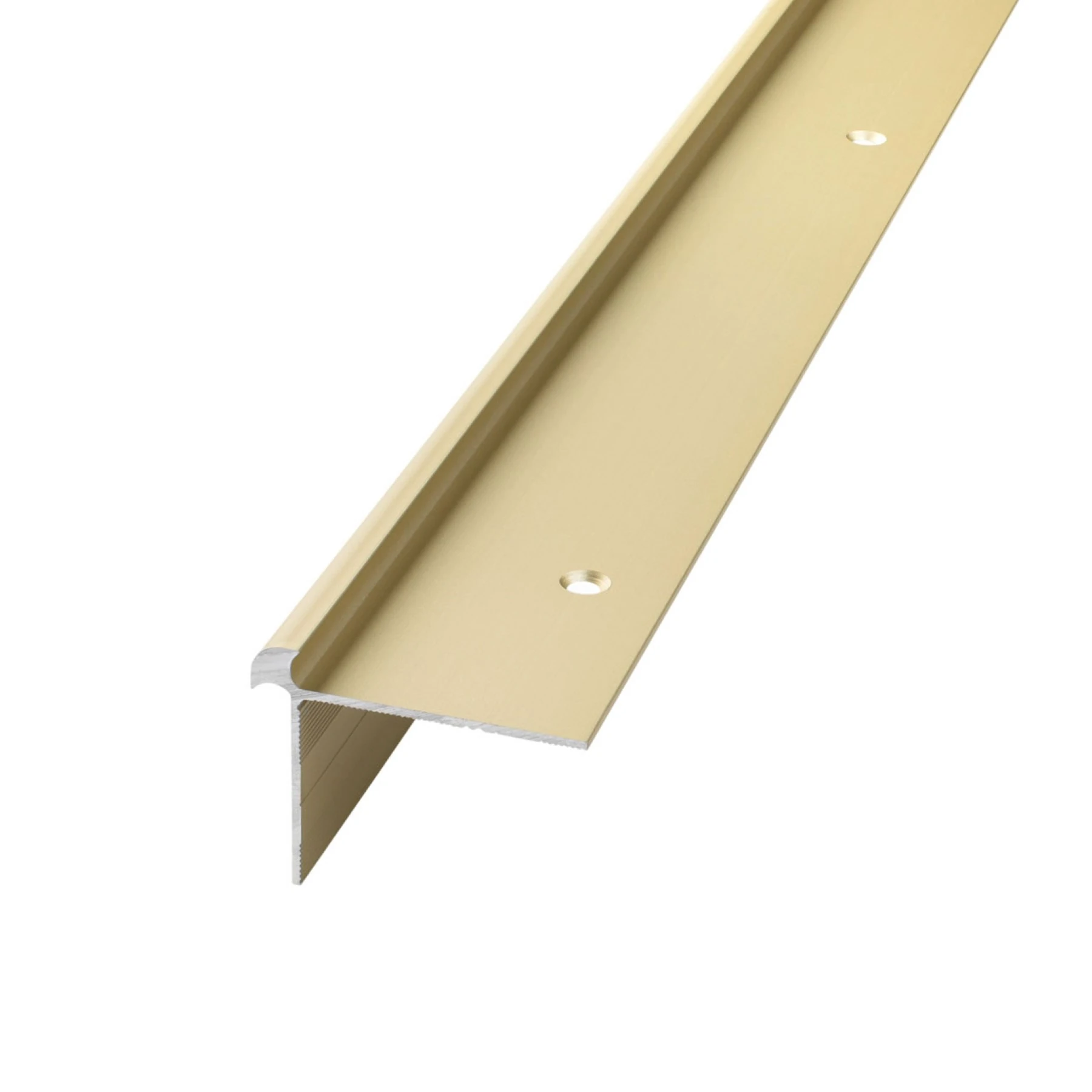 Perfil Escada Dourado 250x4,2x5cm Piso Eliane Floor