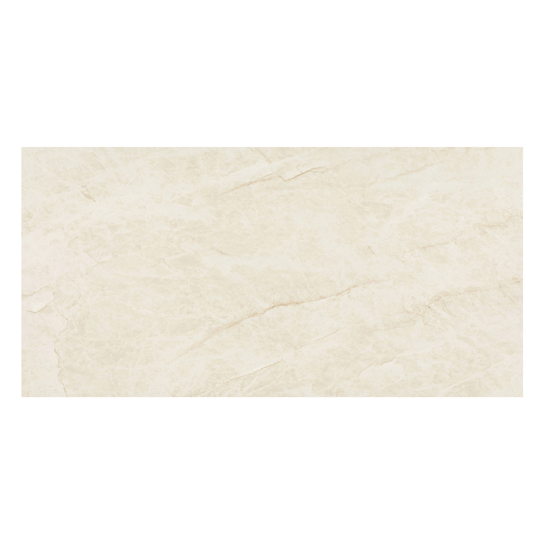 Porcelanato Marmorizado Polido Borda Reta Interno 60x120cm Mahal Marfim Eliane