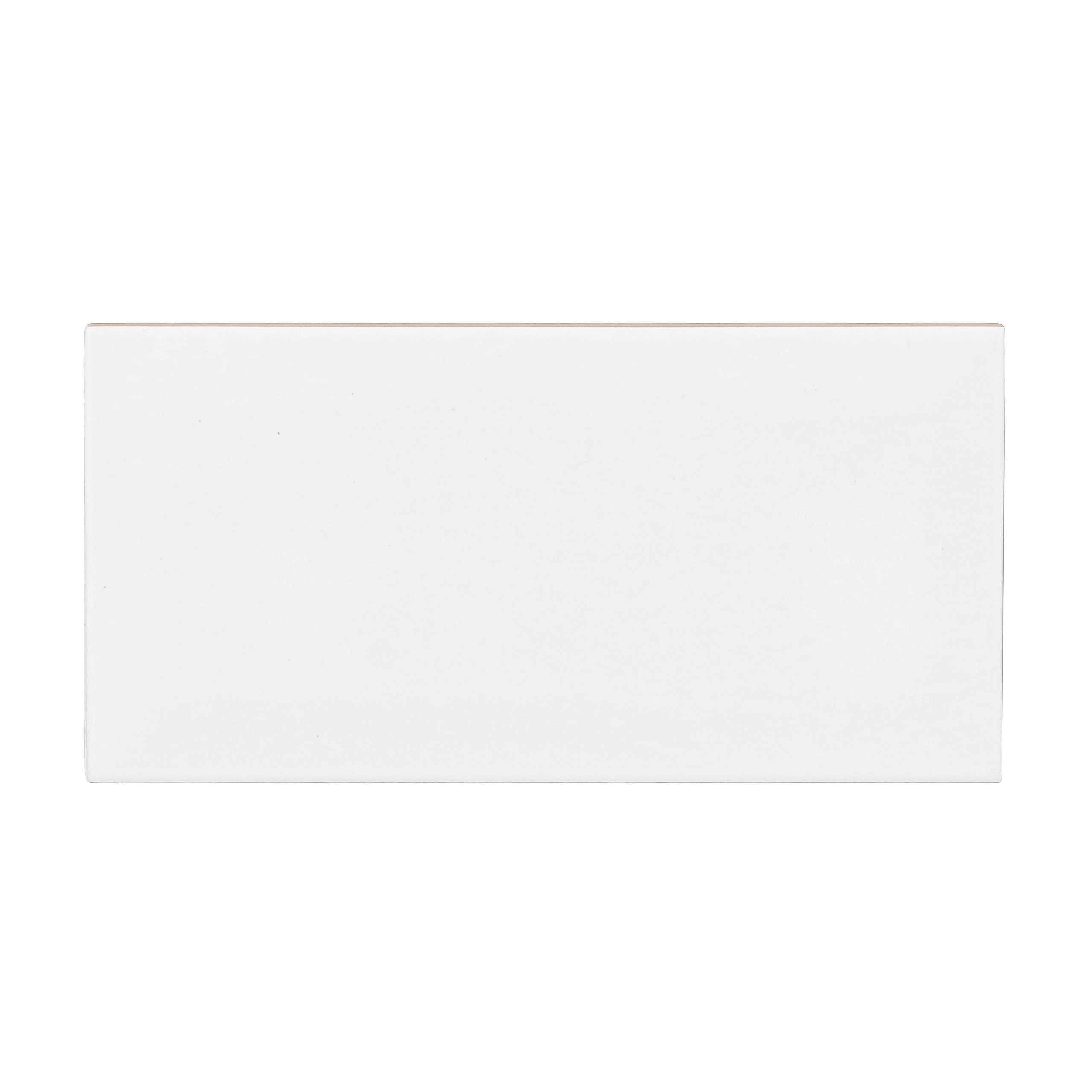 Revestimento Esmaltado Brilhante Borda Bold Metrô White 10x20cm