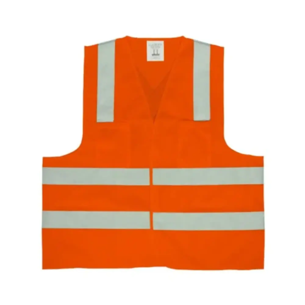 Colete Refletivo Laranja Com Velcro Cg04 2b Carbografite  M