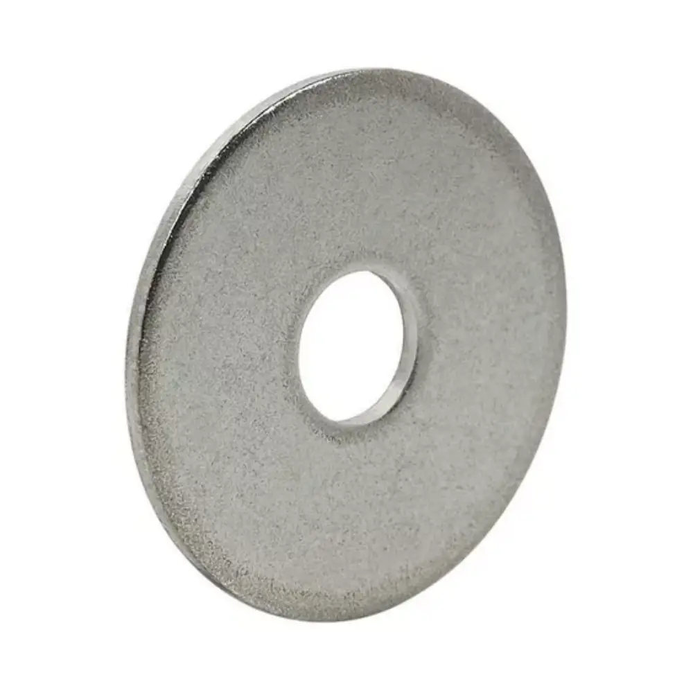 Arruela Lisa Aba Larga Inox 100 Peças Wm 3/8