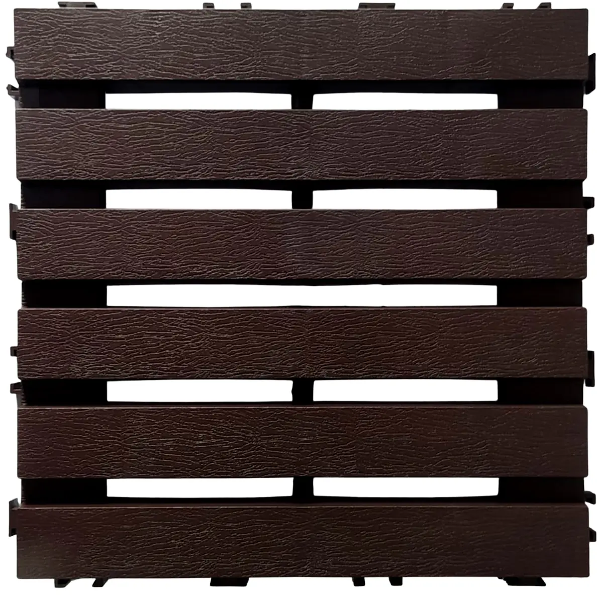 12 Decks Ecologico Imbuia Maxx 30x30 Modular Piscina - Imbuia