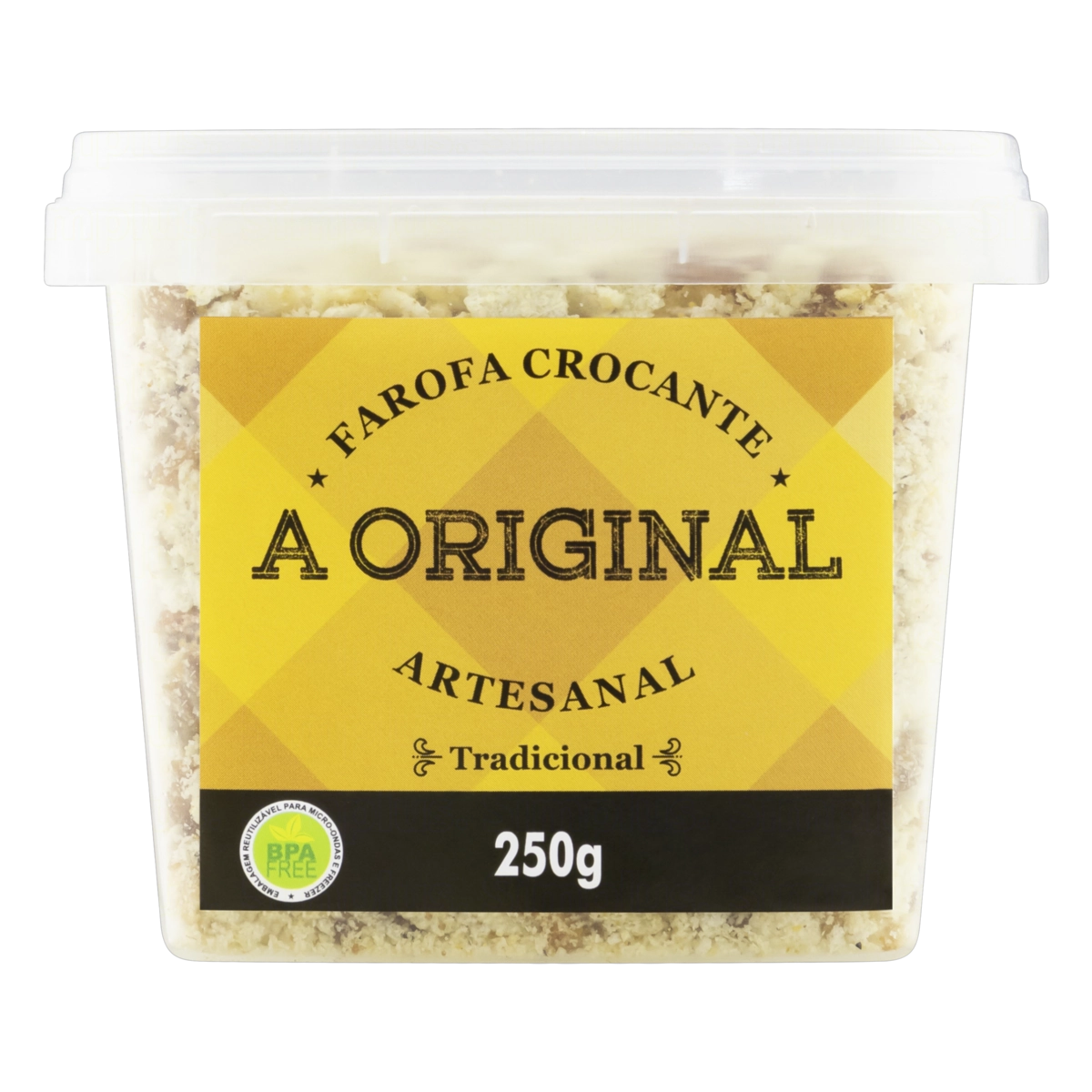 Farofa De Soja Crocante Tradicional A Original Pote 250g