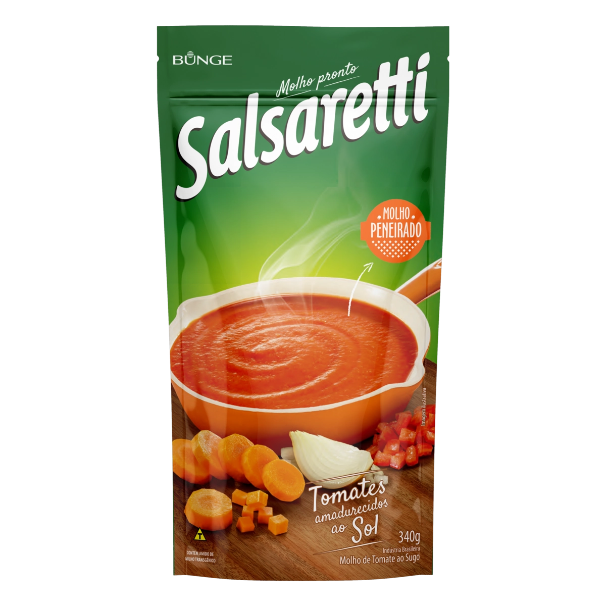 Molho De Tomate Peneirado Salsaretti Sachê 340g