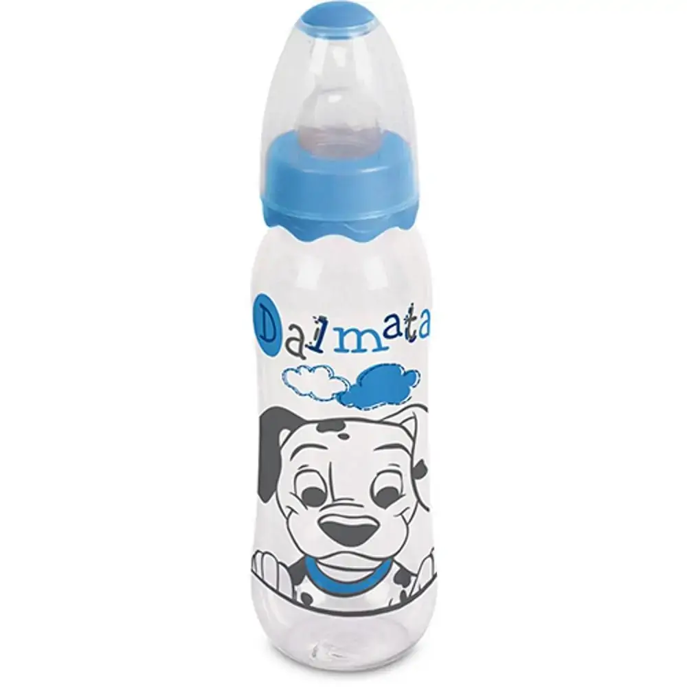 Mamadeira Super Higiênica Pp Ortodôntica Silicone Dálmatas Azul