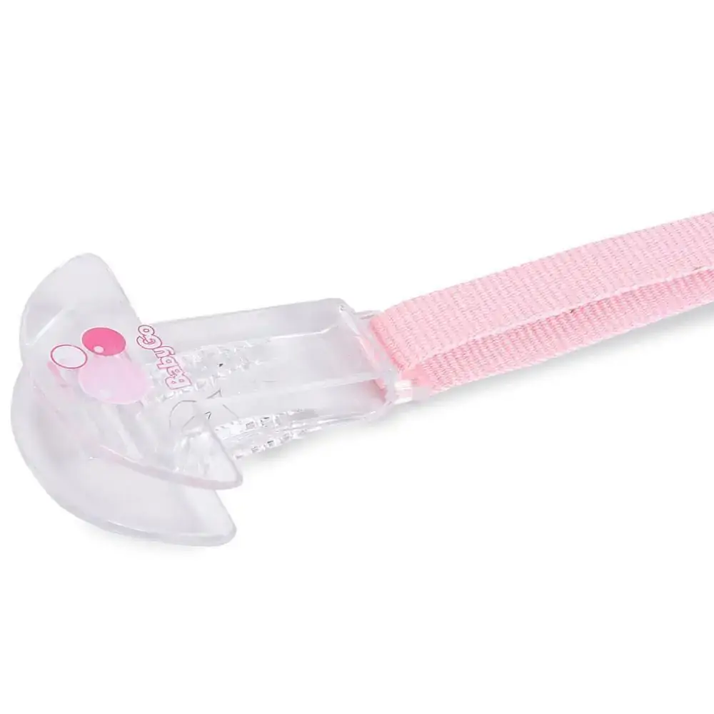 Prendedores De Chupeta Universal Clean C/2 Rosa
