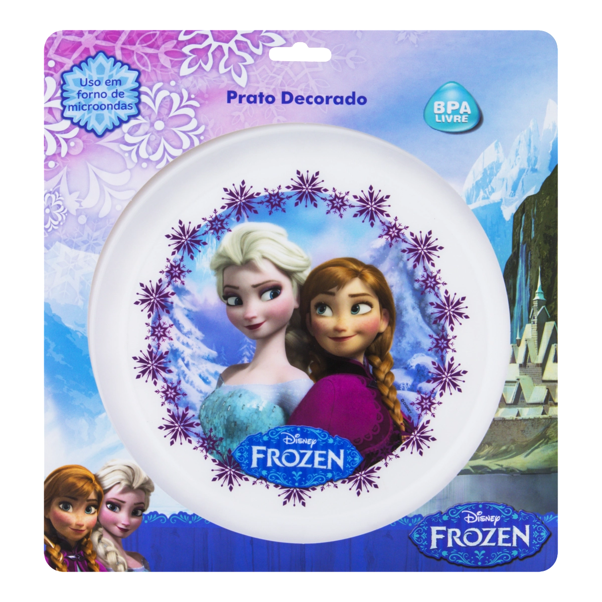 Prato Decorado Frozen Babygo