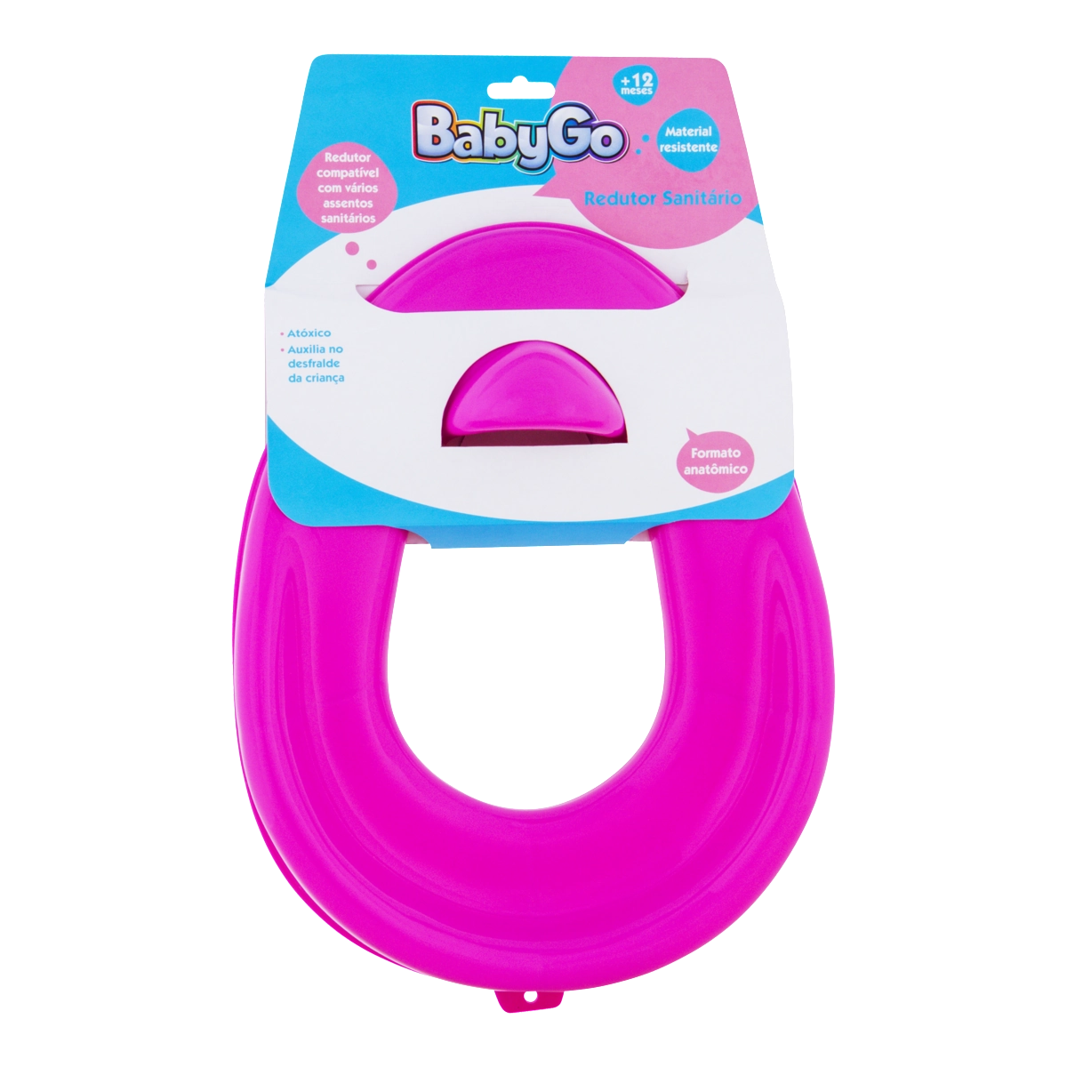 Redutor Sanitário Rosa BabyGo