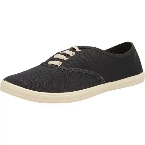 Sapato Feminino Beira Rio 34 Preto Lona Verao