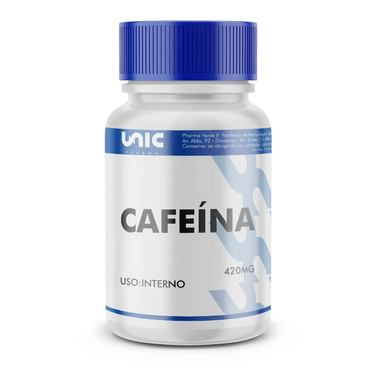 Cafeína 420mg 30 Cápsulas