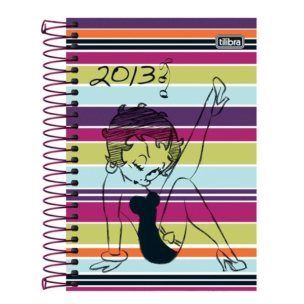 Tilibra Betty Boop Diária Espiral 2013