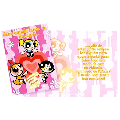 Cartão Meninas Super Poderosas Grafons Cards