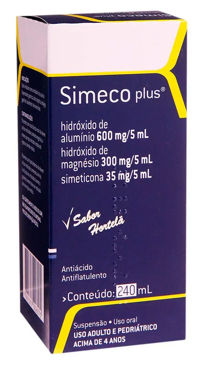 Simeco Plus Hortelã Eurofarma Caixa 240ml