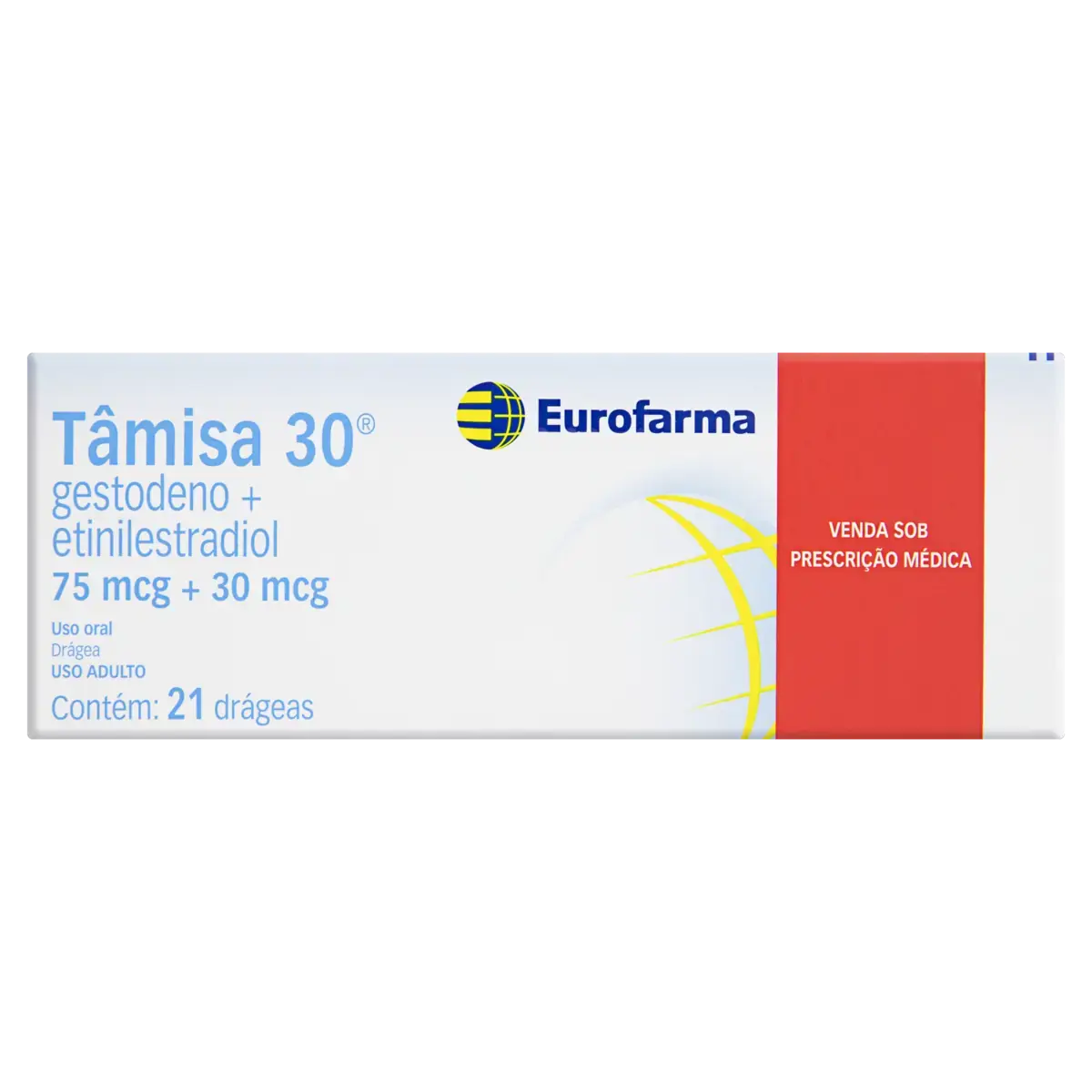 Tâmisa 30 Eurofarma Caixa 21 Drágeas