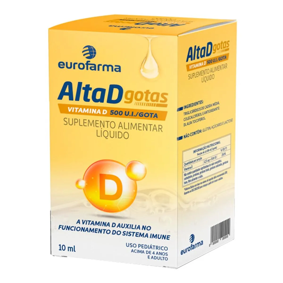 Alta D 500UI Gotas 10ml
