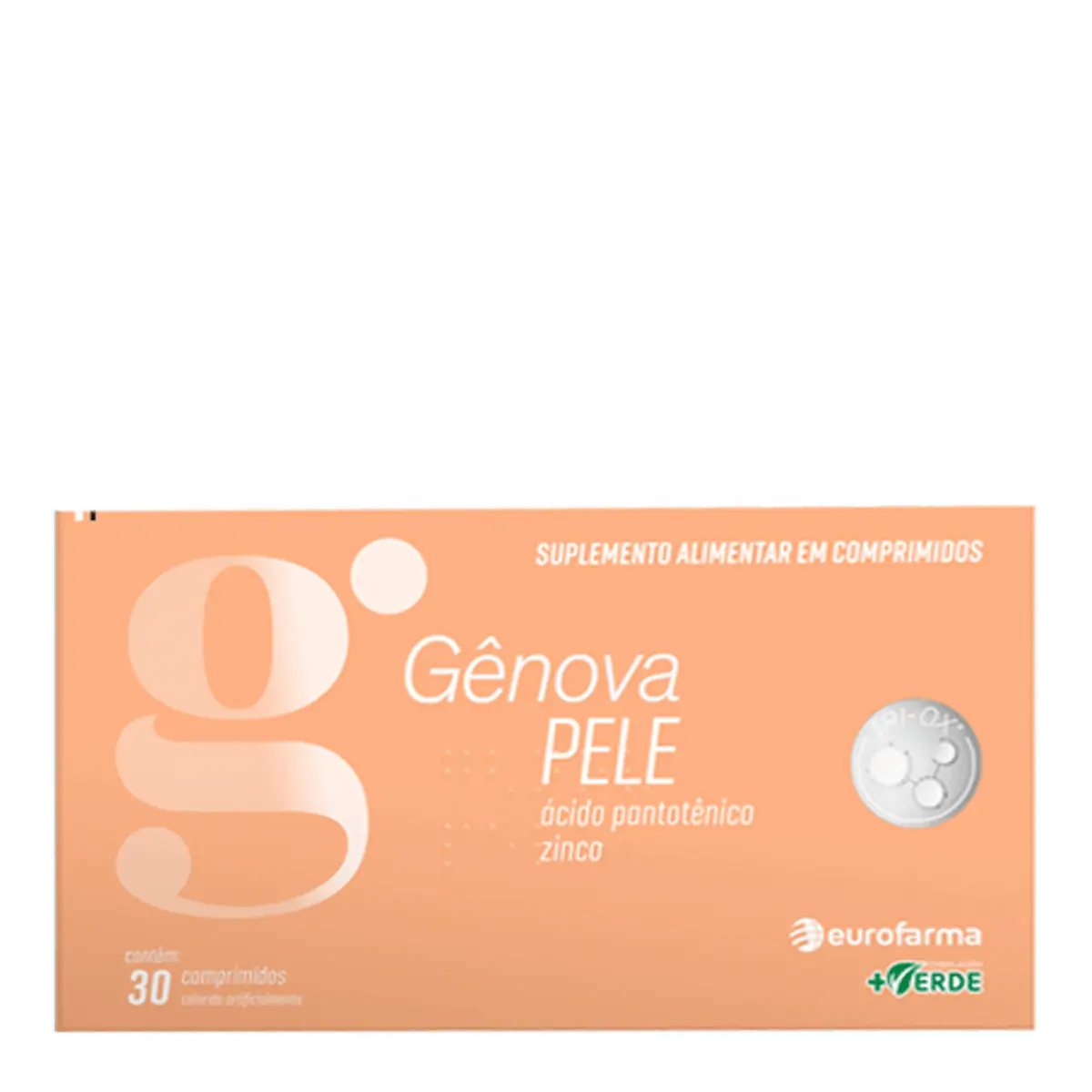 Suplemento Alimentar Genova Pele Eurofarma 30 Comprimidos