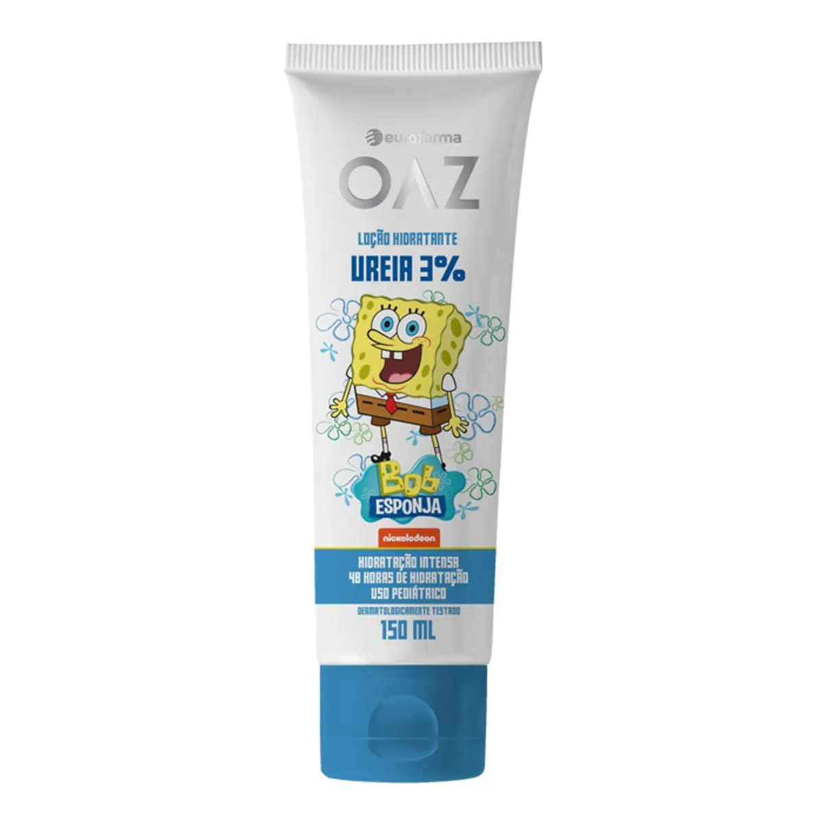 Loção Hidratante Ureia 3 Bob Esponja Oaz Bisnaga 150ml