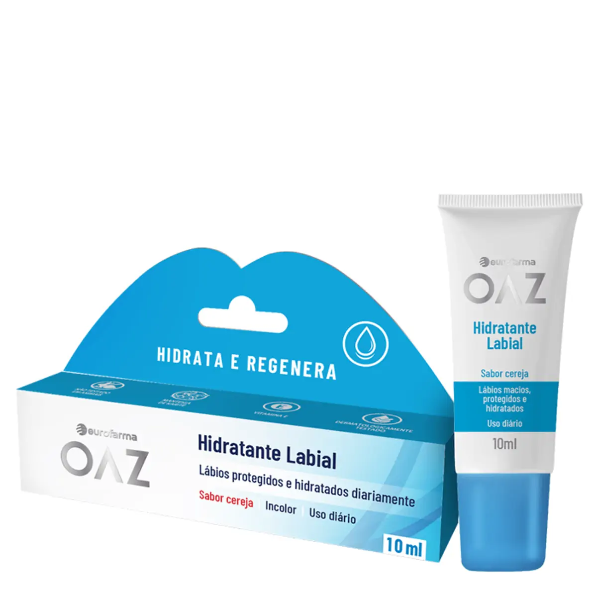 Hidratante Labial Cereja Oaz Caixa 10ml