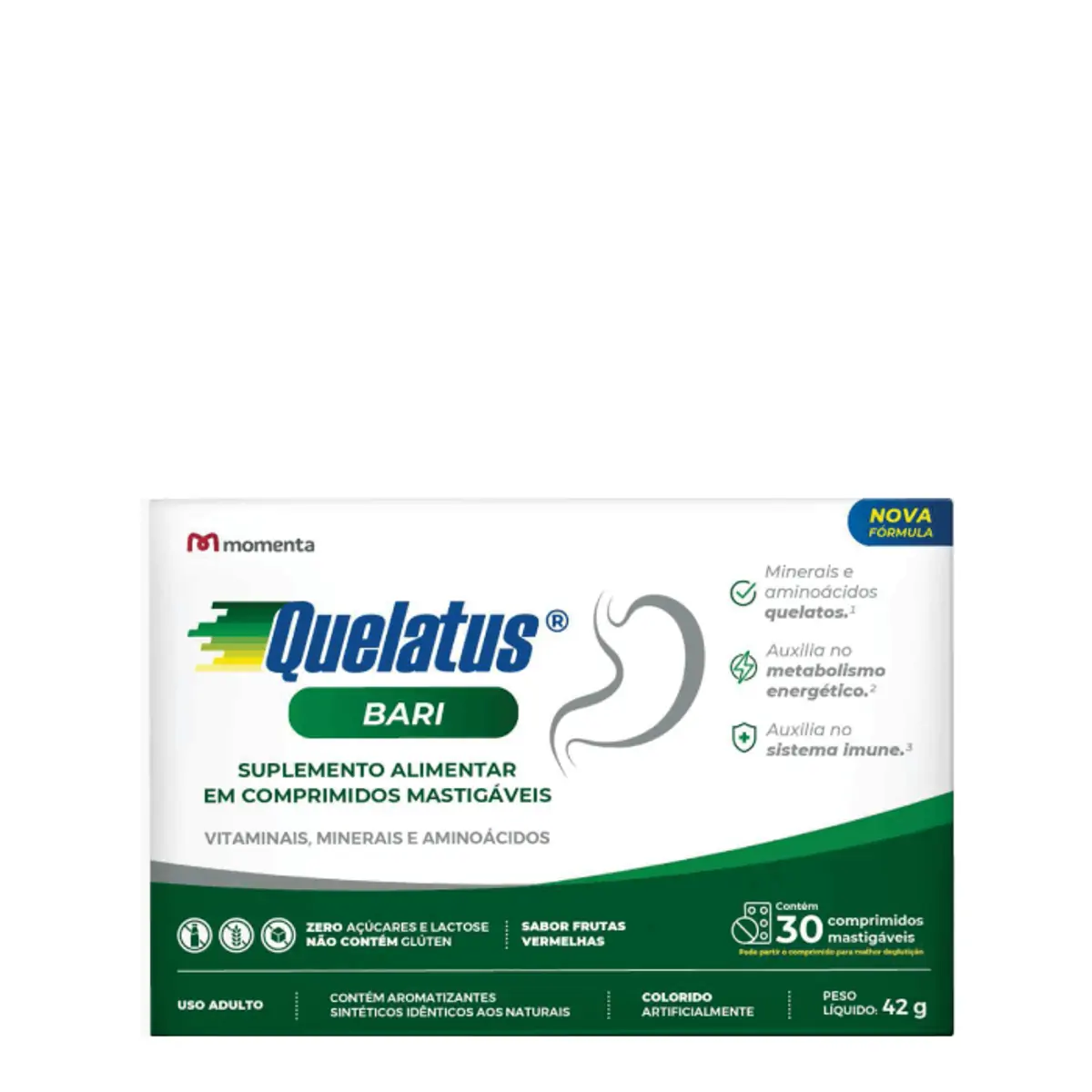 Quelatus Bari Com 30 Comprimidos