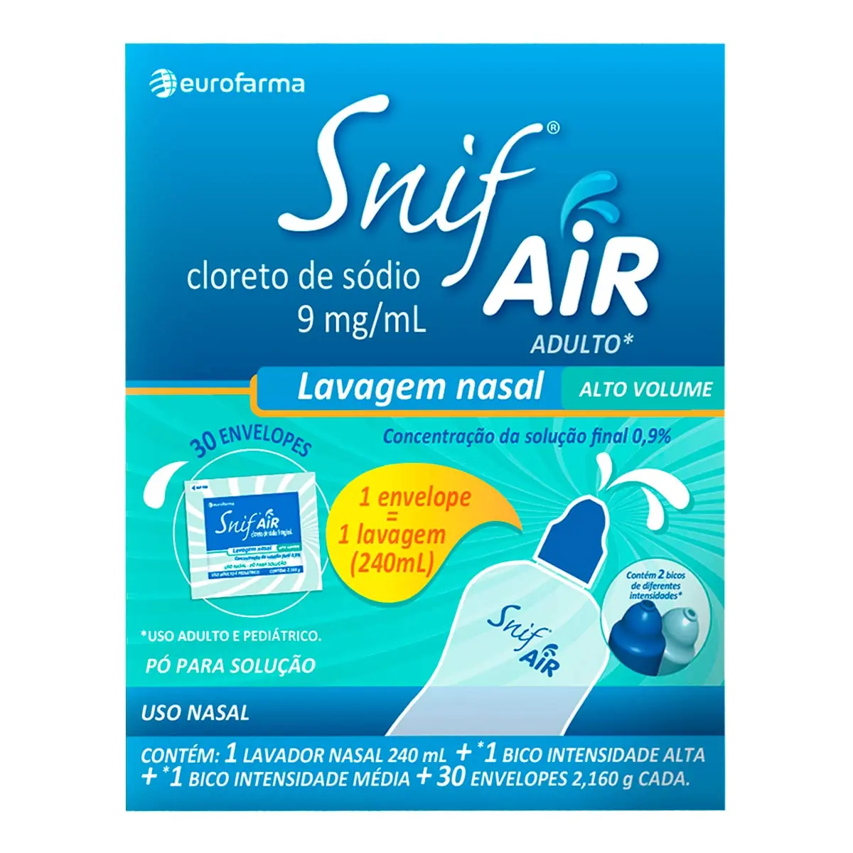 30049099 Snif Air Adu 30env Lavador 2,16g