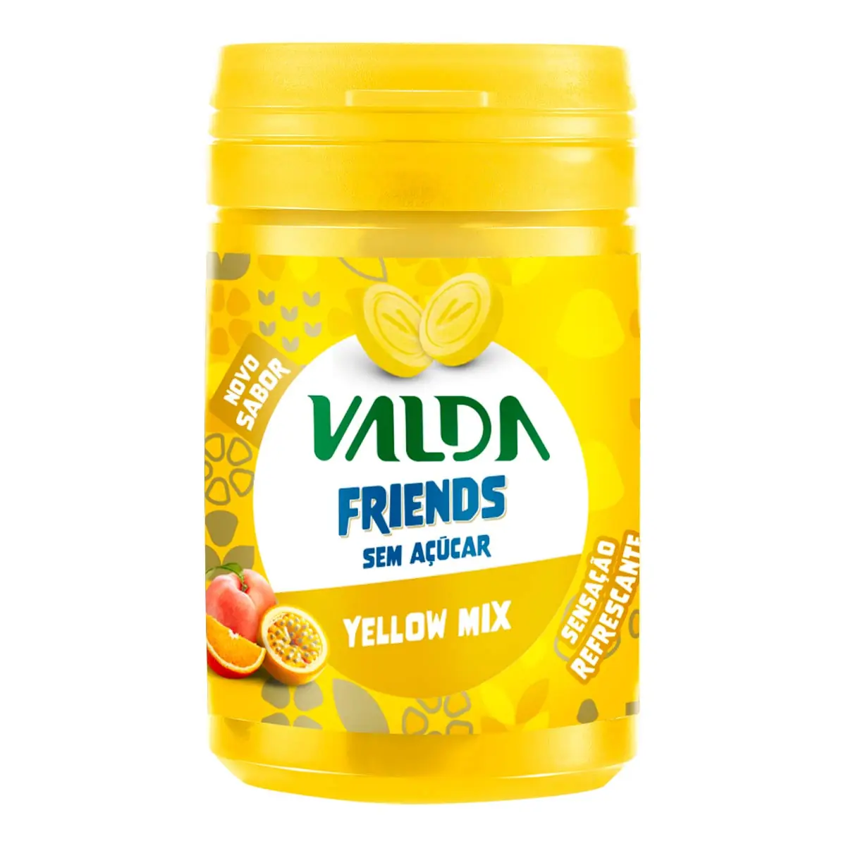 Valda Friends Frutas Amarelas Pote 50g