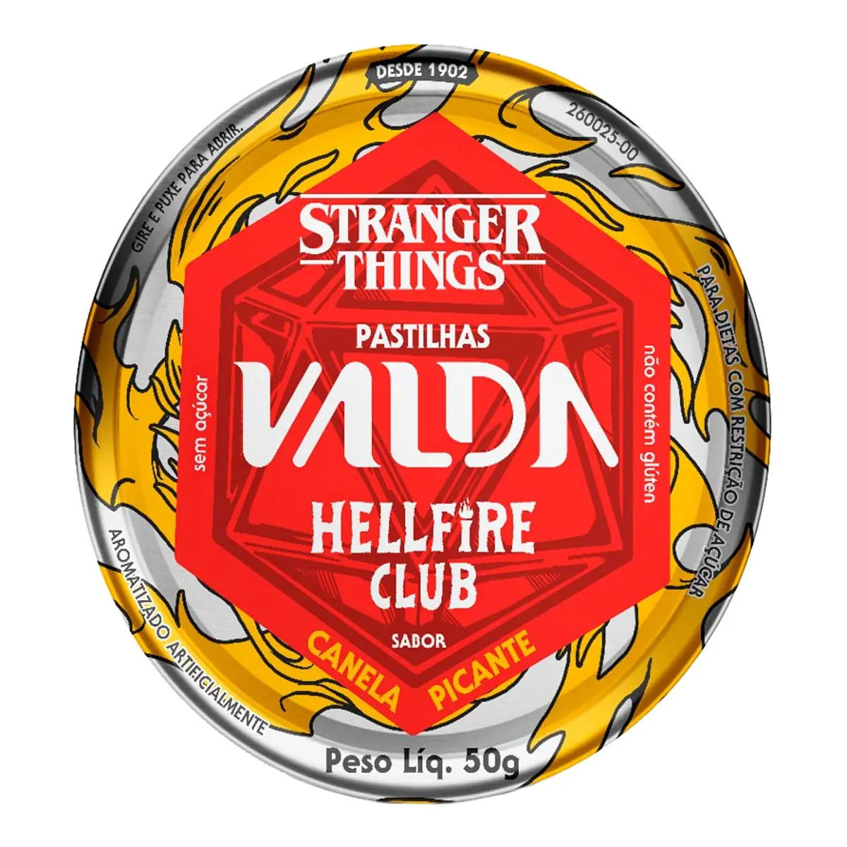 Valda Stranger Things Canela E Pimenta 50g