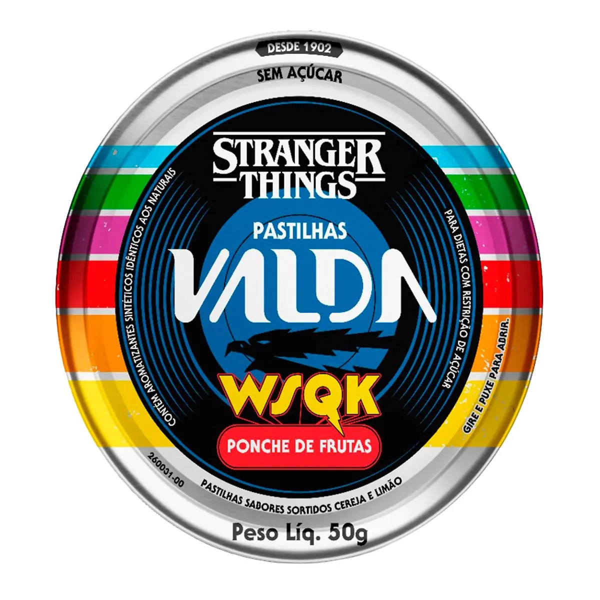 Valda Stranger Things Ponche De Frutas 50g